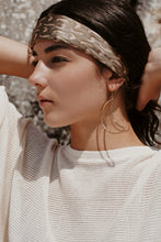 Load image into Gallery viewer, Brass Moon Earring
