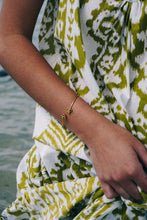 Load image into Gallery viewer, Gold Plated Peridot Bangle

