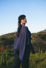 Load image into Gallery viewer, Cross Knit: Deep Blue
