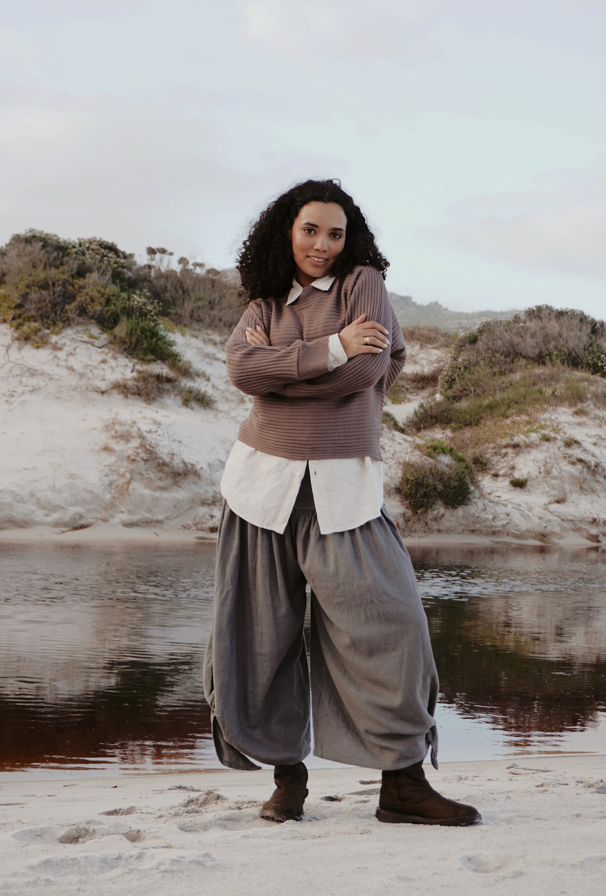Block Print Cotton & Linen Pants South Africa | Unique Skirts