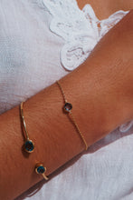 Load image into Gallery viewer, Gold Plated Amethyst Bracelet
