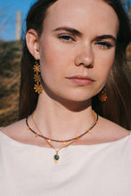 Load image into Gallery viewer, Gold Plated Necklace: Labradorite
