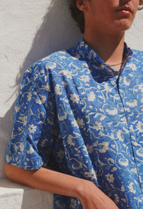 Chinese Collar Shirt: Surfs Up