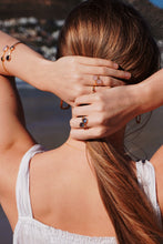 Load image into Gallery viewer, Gold Plated Rose Quartz Ring

