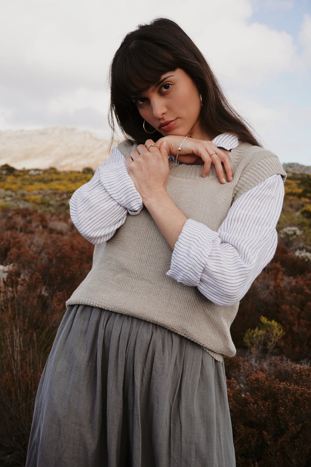 Box Vest: Natural