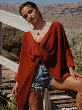 Load image into Gallery viewer, Cross Knit: Merlot
