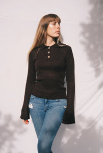 Daisy Knit: Chocolate