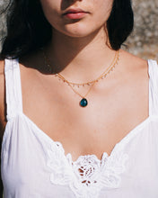 Load image into Gallery viewer, Gold Plated Iolite Necklace
