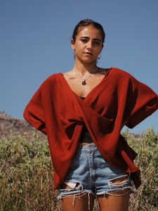 Cross Knit: Merlot