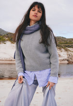 Load image into Gallery viewer, The Coziest Poloneck: Cloudy Blue

