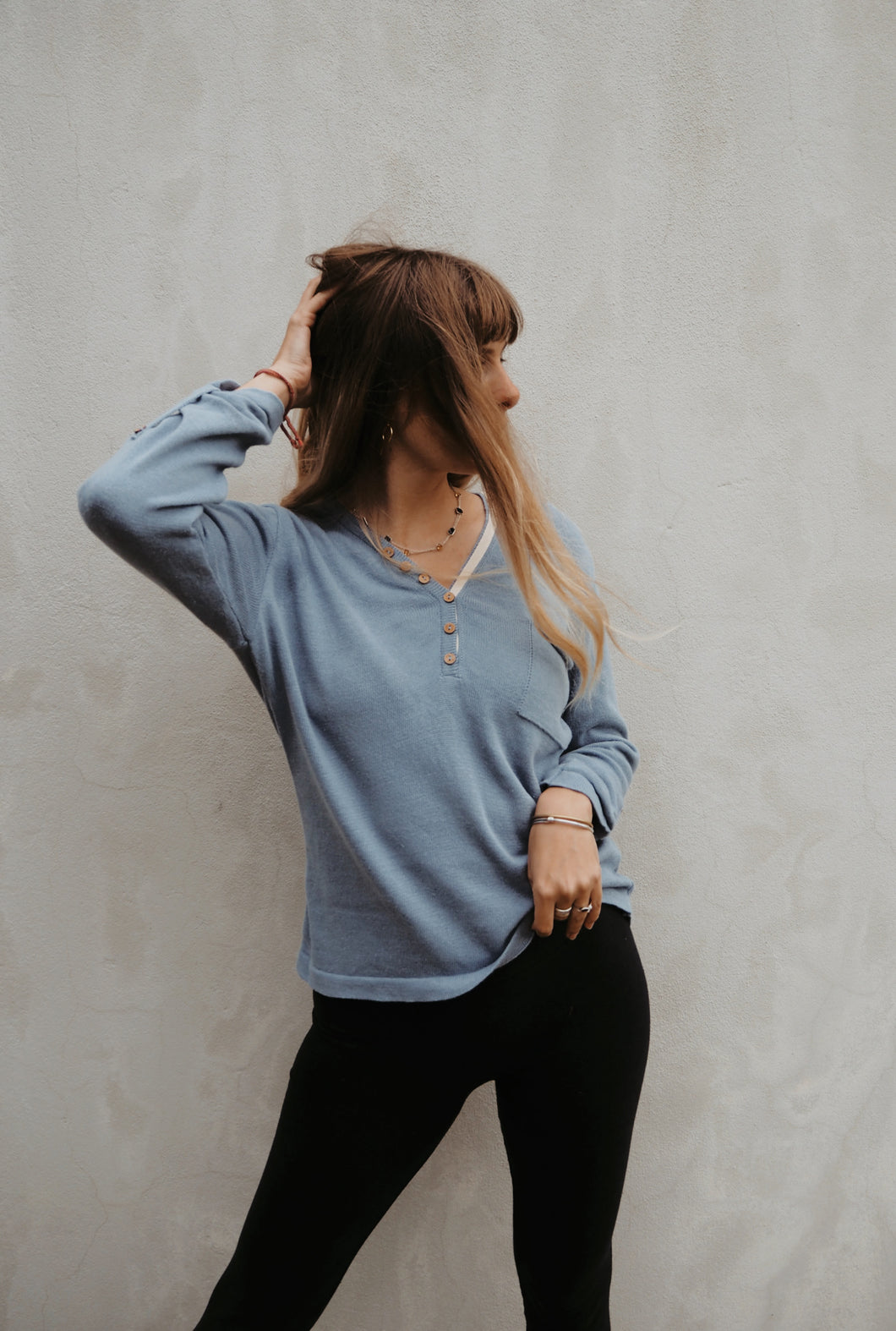 Sky Blue: Knit