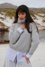 Load image into Gallery viewer, The Coziest Poloneck: Cloudy Blue
