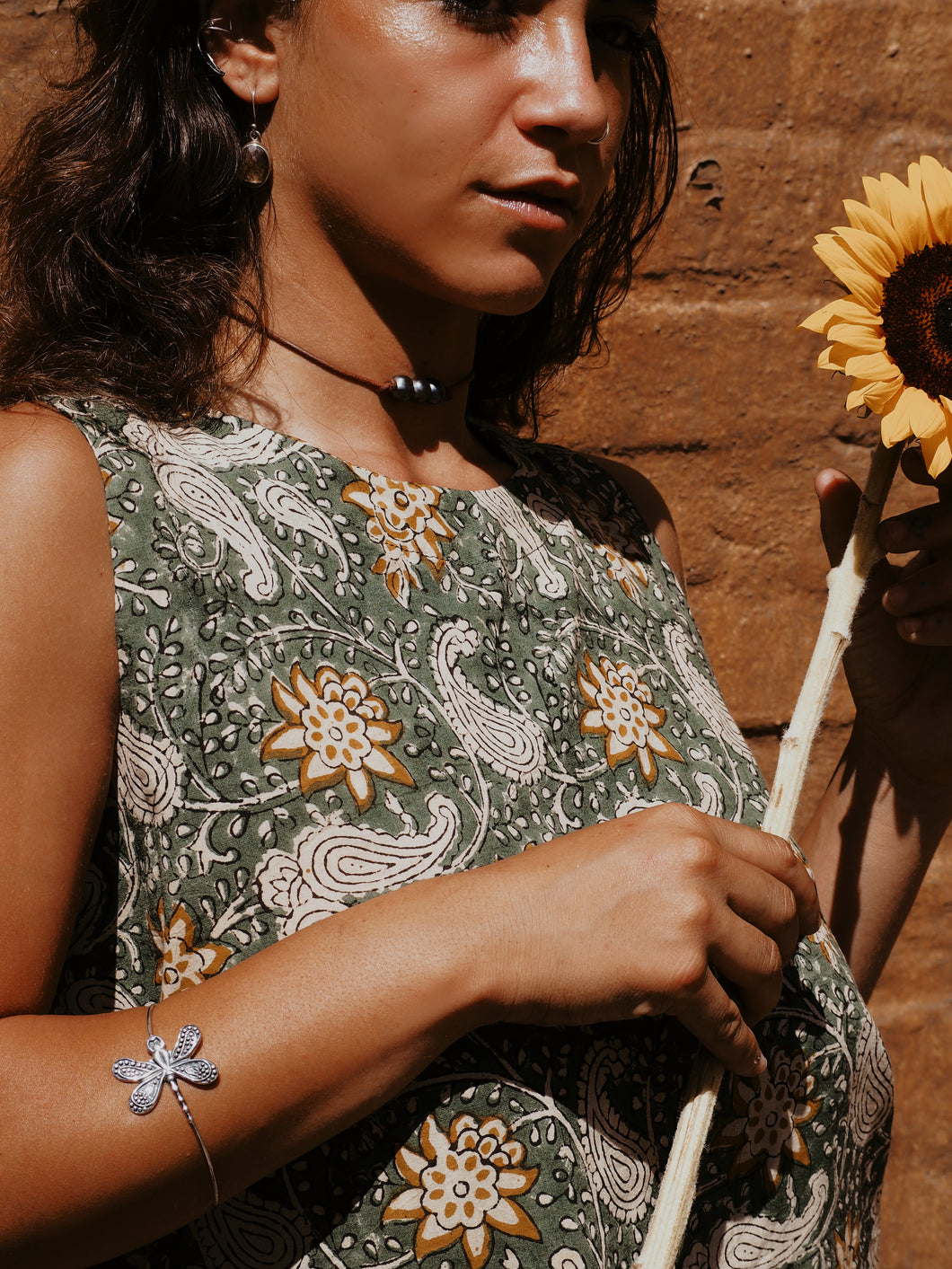 Sterling Silver Dragonfly Bangle