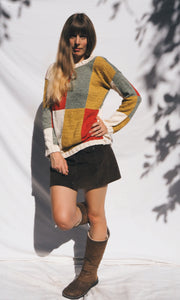 Colour Block Knit