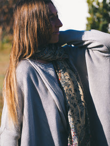 Handstitch Scarf: Black