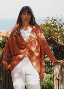 Cross Knit: Burnt Orange