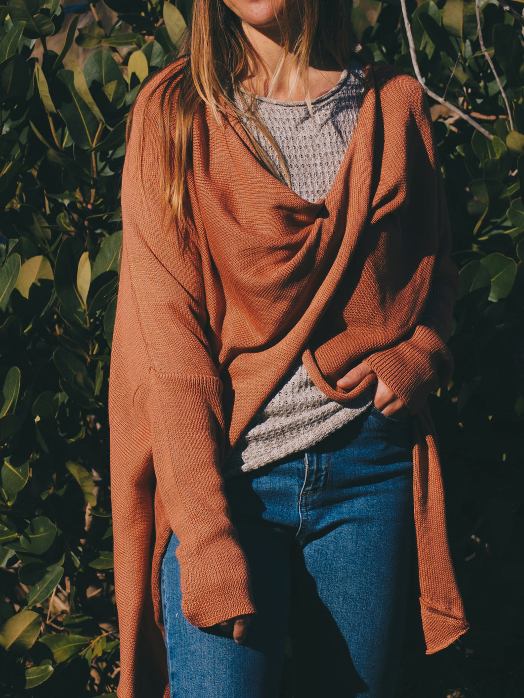 Cross Knit: Burnt Orange