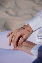 Load image into Gallery viewer, Gold Plated Ring: Moonstone
