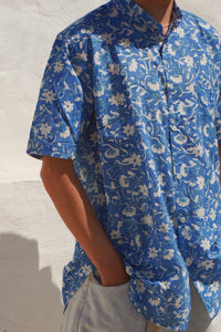 Chinese Collar Shirt: Surfs Up