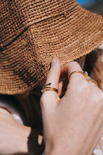 Load image into Gallery viewer, Gold Plated Ring: Moonstone
