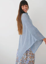 Load image into Gallery viewer, Knit Shawl: Soft Blue
