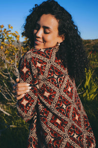 Khadi Block Print Jacket