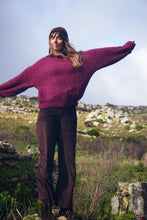Load image into Gallery viewer, Our Mohair Edit: Plum Sweater
