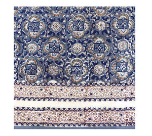 Block Print Bed Cover
