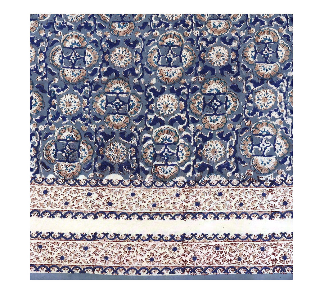 Block Print Bed Cover