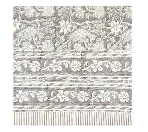 Block Print Bed Cover
