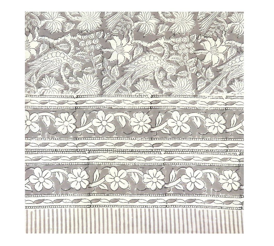 Block Print Bed Cover