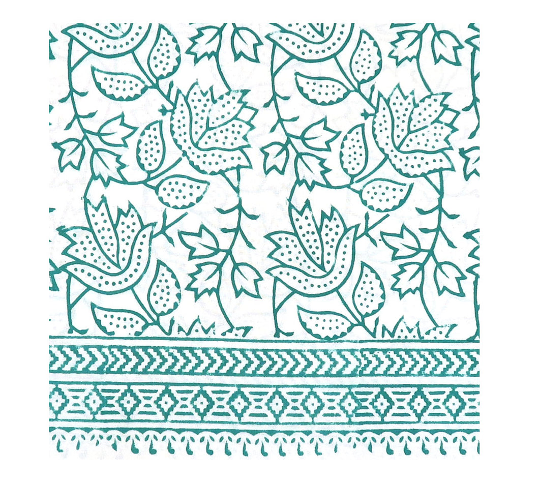 Block Print Table Cloth /  Bed Cover