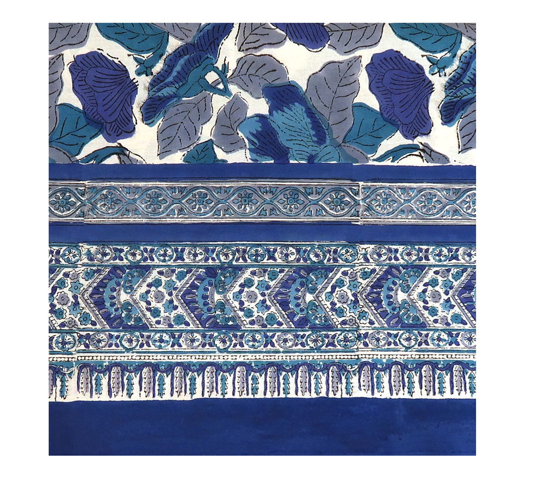 Block Print Table Cloth /  Bed Cover