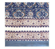 Load image into Gallery viewer, Block Print Table Cloth /  Bed Cover
