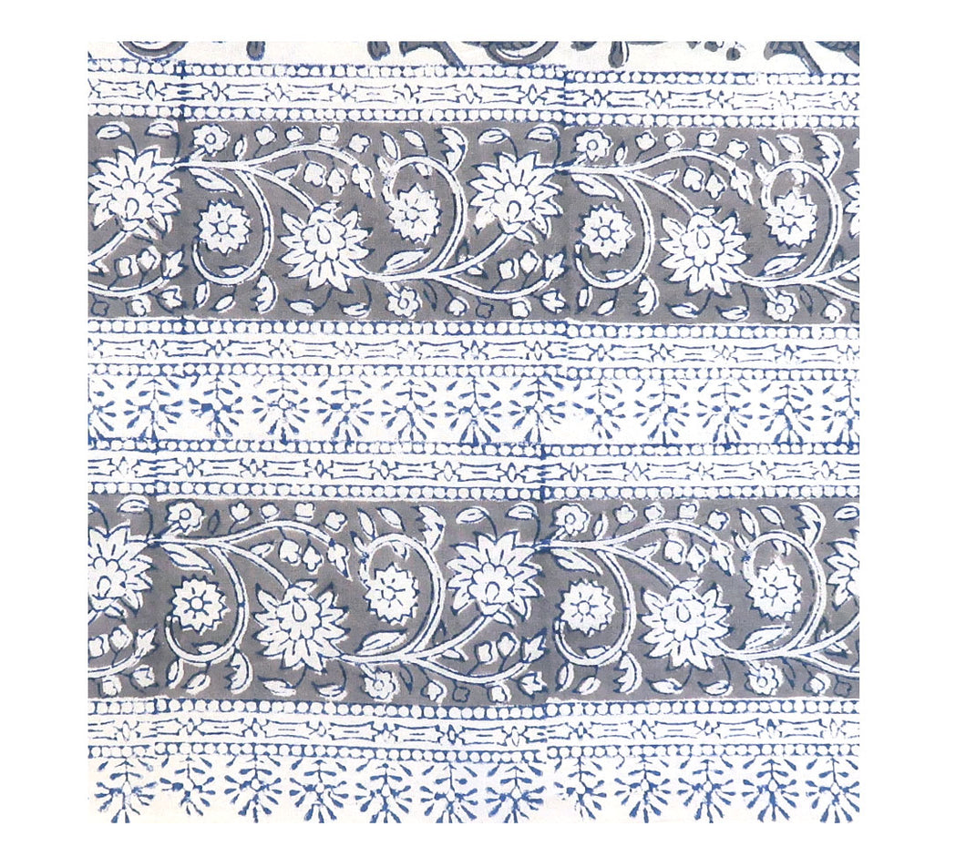 Block Print Table Cloth /  Bed Cover