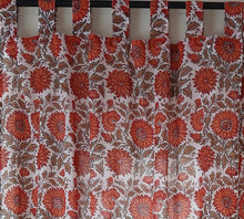 Load image into Gallery viewer, Block Print Curtain
