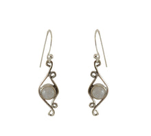 Load image into Gallery viewer, Sterling Silver Moonstone Earrings

