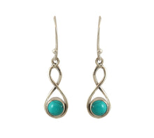 Load image into Gallery viewer, Sterling Silver Turquoise Earrings
