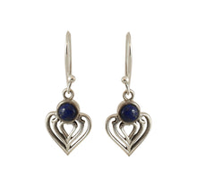 Load image into Gallery viewer, Sterling Silver Lapiz Lazuli Earrings
