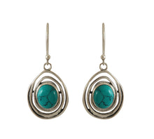 Load image into Gallery viewer, Sterling Silver Turquoise Earrings
