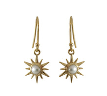 Load image into Gallery viewer, Sterling Silver Gold Plated Earrings
