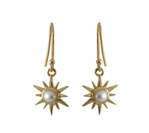 Sterling Silver Gold Plated Earrings