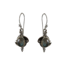 Load image into Gallery viewer, Sterling Silver Labradorite Earrings
