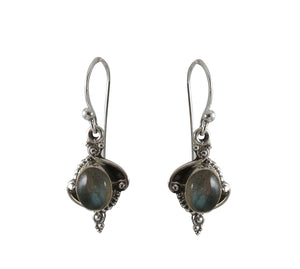 Sterling Silver Labradorite Earrings