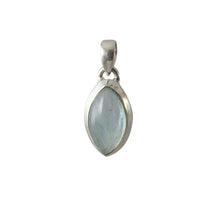 Load image into Gallery viewer, Sterling Silver Aquamarine Pendant
