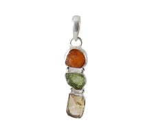 Load image into Gallery viewer, Sterling Silver Multi-stone Pendant
