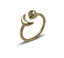 Load image into Gallery viewer, Gold Plated Peridot Ring
