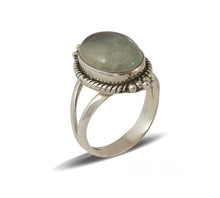 Load image into Gallery viewer, Prehnite Sterling Silver Ring
