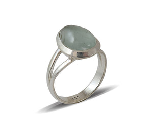 Sterling Silver Chalcedony Ring