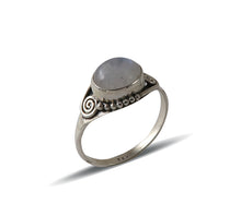 Load image into Gallery viewer, Sterling Silver Moonstone Ring
